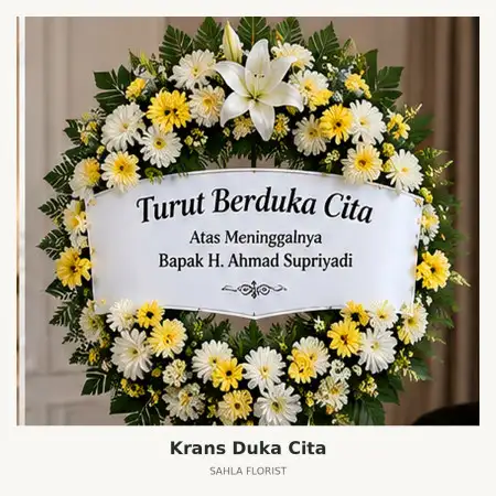 Krans Bunga Duka Jakabaring